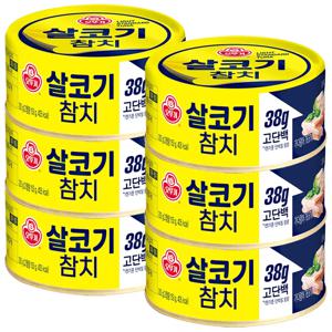오뚜기 살코기 참치 200g 6개