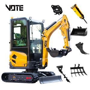 1-2톤 다기능 미니 굴삭기 1.8톤 유압식 미니 굴착기 맞춤형 밀폐형 소형 건설 장비