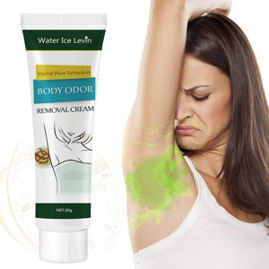 허벌 에센스 데오도란트 크림 - 항알레르기, 오래 지속되는 산뜻함, 보습, 겨드랑이 및 전신에 적합, 모든 피부색 피부, 휴대용, 남녀공용