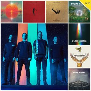 Imagine Dragons Greatest Hits Compilation 8CD 디스크(커버 없음), 밴드 애호가를 위한 오디오 CD, 매일 듣기 위한 컬렉션