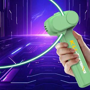 빛나는 로프 발사 장난감, 공중에서 날아다니는 로프 루프, 끝없는 트릭과 재미를 선사하며, 야외 축제 파티에 적합합니다.