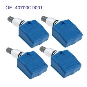 4 개 타이어 압력 모니터 센서 40700CD011 닛산 인피니티 M35 M45 Q45 FX35 FX45 TPMS 40700-1AA0B 407001AA0B 40700-CD001