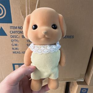 소녀들을 위한 장난감 피규어 애니메이션 어린이 장난감 소녀들을 위한 귀여운 주방 숲 가족 미니 장식품 소녀 어린이 장난감 선물 세트