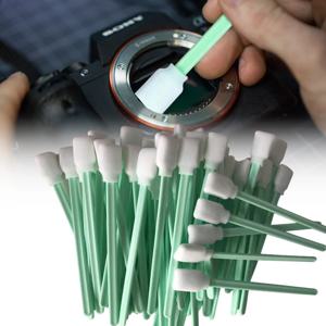 15/25/35개 폴리에스테르 면봉 – 프린터, 카메라, 렌즈 및 센서용 정밀 청소 스틱, 스크래치 방지 광학 와이퍼
