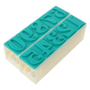 1세트 숫자 고무 스탬프 세트 사무실, 학교, 공예용 인체공학적 손잡이, 저널링용 날짜 스탬프, 시리얼 코드 스탬퍼, 교육용 스탬퍼