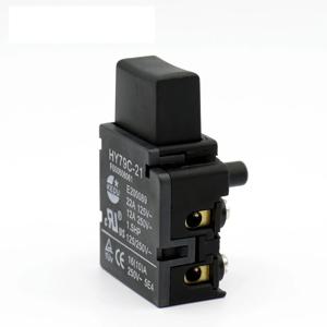 산업용 자동 잠금 토글 스위치, 트리거 드릴 톱 해머 그라인더용 전원 켜기 끄기 스위치, KEDU HY79C-21, 16A, 125 V, 250V, 1 개