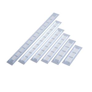 1pc50mm 알루미늄 직사각형 캐비닛 옷장 에어 벤트 그릴 환기 커버 플레이트 환기 그릴 통풍구 천공 시트