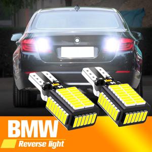 2pcs LED 역방향 라이트 Blub 백업 램프 W16W T15 921 Canbus BMW E81 E87 E88 E82 E92 E90 E91 E60 F07 F11 E61 1 3 5 시리즈