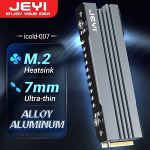 JEYI M.2 SSD 방열판, 2280 NVME NGFF SSD 냉각 마더보드/PS5용 열 실리콘 패드가 있는 전체 알루미늄 쿨러 라디에이터