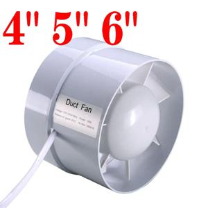 4/5/6 인치 220V 자동 환기 공기 통풍구 인공 호흡기 추출기 배기 추출기 팬 인공 호흡기 욕실 주방 화장실
