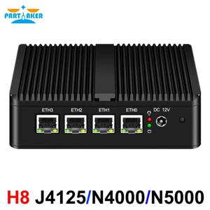 파타커 팬리스 pfSense 라우터 셀러론 J5005 J1900 E3825 미니 PC 4 LAN 2.5G 인텔 i226 방화벽 어플라이언스 OPNsense Openwrt