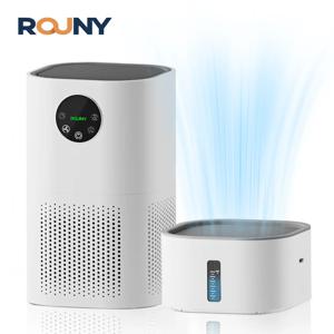 가습기 콤보 포함 2 인 1 공기 청정기, 가정 알레르기 및 애완 동물 털, 침실 흡연자, H13 트루 헤파 필터