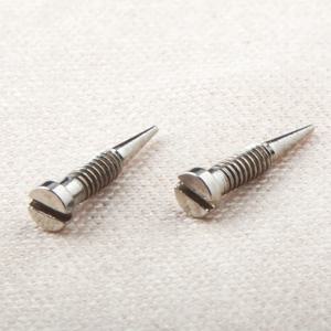 200pcs 안경 스프링 힌지 나사 안경 광학 안경 나사 액세서리 지적 끝 자체 정렬 나사 수리 액세서리