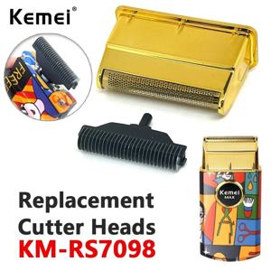 Kemei KM-RS7098 헤어 클리퍼 블레이드 이발사 커터 헤드 용 교체 블레이드 세트 전기 헤어 트리머 커팅 교체 용