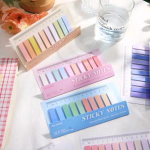 마킹용 Moranti 컬러 인덱스 스티커 200매/세트, 메시지 크리에이티브 문구 스티커