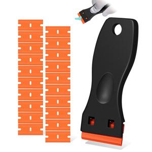 접착제 제거 스크레이퍼 다기능 플라스틱 유리 제거 청소 스크레이퍼 자동차 필름 응용 도구 면도기 페인트 스크레이퍼