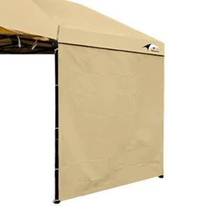 캐노피 Sunwall 측벽 Gazebos 텐트 방수 10x10ft 팝업 스트레이트 다리 Gazebos 야외 1 Pcs 측벽 전용 카키색