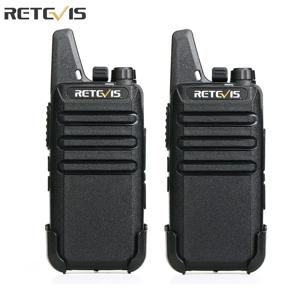 Retevis RT622 미니 워키 토키 2 Pcs VOX USB PMR 446 FRS 레스토랑 소매용 라이센스가 없는 휴대용 양방향 라디오 스테이션