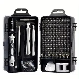 115 개/몫 마그네틱 스크루 드라이버 비트 세트 컴퓨터 전화 수리 도구 상자에 대 한 정밀 멀티 핸드 툴 Torx 육각 스크류 드라이버