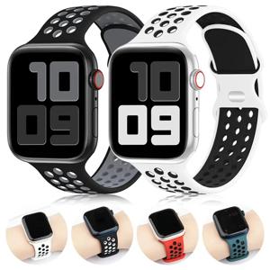 Apple Watch 밴드 용 스포츠 스트랩 44mm 45mm Ultra 2 49mm 40mm 41mm 42mm 45 44mm 실리콘 팔찌 IWatch 시리즈 9 8 SE 7 3 밴드