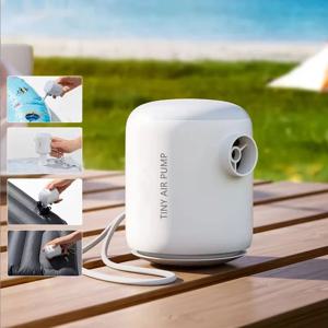 미니 공기 펌프 에어 매트리스 용 휴대용 전기 팽창기 펌프 팽창 공기 침대 수영 반지 야외 캠핑 펌프