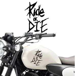 1개/세트 자전거 프레임 스티커 라이드 오어 다이 탑 튜브 데칼 MTB 자전거 장식 프레임 자전거 자동차 오토바이 액세서리