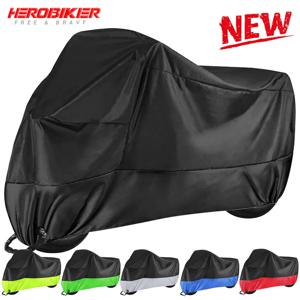 방수 오토바이 커버, 자전거 모토 커버, 방진 UV 보호, 야외 모토 스쿠터 오토바이 레인 커버, 사계절