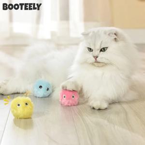 1/3Pcs 대화 형 공 스마트 고양이 개 장난감 플러시 전기 Catnip 훈련 장난감 새끼 고양이 터치 울리는 애완 동물 제품 끽끽 거리는 장난감 공