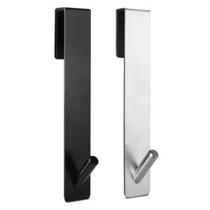 분리 가능한 옷걸이, 욕실 비 천공 금속 옷 걸이를 걸고 있는 스테인레스 스틸 뒷면이 있는 유리 문 걸기