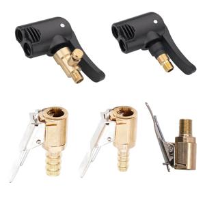 자동차 타이어 밸브 펌프 노즐 수축 클램프 오토바이 에어 척 팽창기 풍선 펌프 스레드 커넥터 어댑터 자동차 액세서리