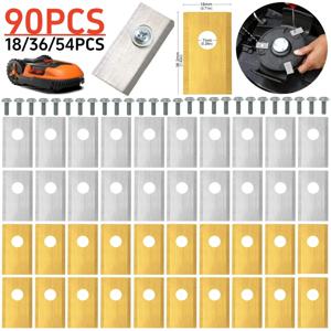 잔디 트리머 블레이드, 스테인레스 스틸 로봇 예초기 교체 블레이드, 잔디 예초기 커터 블레이드 세트, Worx LAndroid용 잔디 예초기 블레이드