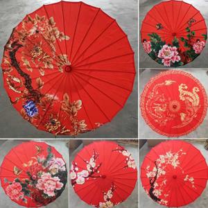 중국 골동품 유화 종이 우산, 10 가지 색상 의상, 사진 우산 장식, 댄스 공연, 신상