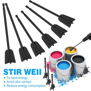 에폭시 믹서 페인트 드릴 부착 교반 막대 퍼티 시멘트 페인트 믹서 패들 교반 막대 도구, 에폭시 송진 라텍스 오일 통증