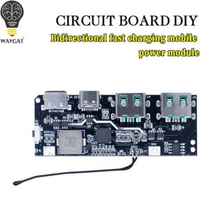 QC4.0 QC3.0 LED 듀얼 USB 5V 4.5A 22.5W 마이크로/타입-C USB 모바일 전원 은행 18650 충전 모듈 온도/회로 보호