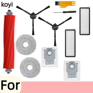 로보락 Q 레보 맥스V/Q 레보 S/Q 레보 프로 로봇 청소기 액세서리 먼지봉투 사이드 브러시 메인 브러시 헤파 필터 물걸레