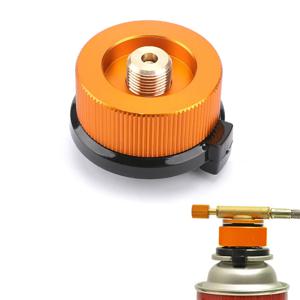 야외 캠핑 스토브 버너 어댑터 분할 유형 용광로 변환기 커넥터 가스 카트리지 탱크 실린더 어댑터 캠프 용품