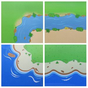 1개 32x32 베이스플레이트 3811 클래식 MOC 브릭 부품 빌딩 블록 정글 숲 바다 베이스 보드 액세서리 어린이 장난감