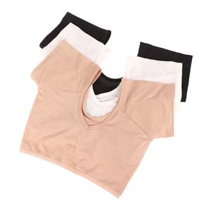 여성용 티셔츠 모양 세탁 가능 겨드랑이 땀 패드 재사용 가능 향수 흡수 겨드랑이 데오도란트 가드 쉴드