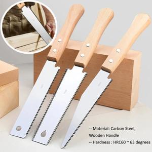 일본식 핸드쏘 싱글/더블 사이드 미세날 목재용 톱 SK5 스틸 플렉시블 핸드쏘 목공용 정원용 수공구