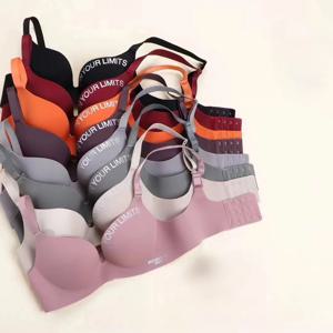 여성 프린트 심리스 브라 섹시 란제리 플로럴 푸쉬업 브라 원피스 속옷 2026 브라렛 노와이어 뱅글리어