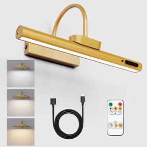 4000mAh 그림 그림 빛 초상화 원격 거실 무선 벽 램프 아트 디스플레이 충전식 배터리 작동