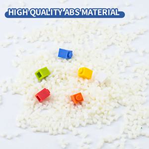 200g DIY 블록 두꺼운 피규어 브릭 1x1 하이 브릭 도트 교육용 창의적 호환 가능