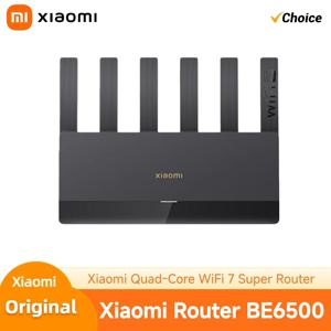 샤오미 BE6500 라우터 퀄컴 쿼드코어 Wi-Fi 7 메쉬 2.5G 네트워크 포트 IPTV OFDMA 게임 가속기 신호 증폭기 미 홈