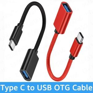 USB-C USB OTG 어댑터 케이블, USB C 타입 수-USB 암 케이블 어댑터, OTG 케이블 변환기, 샤오미 삼성 맥북 프로용