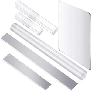 4 개/대 아크릴 클레이 롤러 모양 폴리머 클레이 커터 DIY 쉐이핑 모델링 조각 세라믹 도구에 대 한 탄소 철강 블레이드