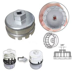 Toyota Prius Corolla Rav4 매트릭스 Lexus Camry Tundra Sienna Avalon 용 전문 알루미늄 자동차 오일 필터 렌치 Hattype 렌치