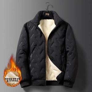 남성용 두꺼운 양털 벨벳 플리스 안감 코튼 재킷 가을 겨울 신상 방풍 방수 따뜻한 작업복 캐주얼 코트