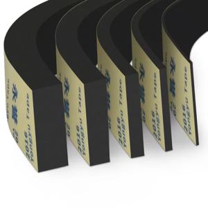 5M 폼 테이프 단면 검정색 EVA 씰링 충돌 방지 가스켓 절연 내마모성 이음매없는 도어 및 창 코킹