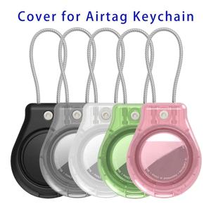 에어태그 키체인 홀더용 방수 커버, 와이어 케이블 분실 방지 트래커 액세서리, 수하물 배낭용 에어태그 케이스