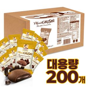 비첸지 미니 그리스비 더블 초콜릿 이탈리아 쿠키 5g, 200개